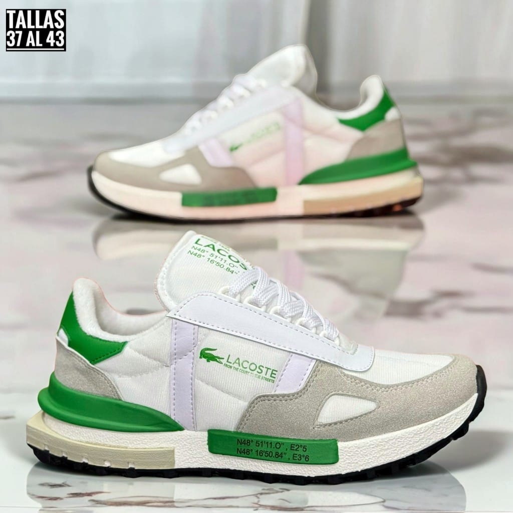 NOVIDAD: Tenis Lacoste - Coleccción Nueva