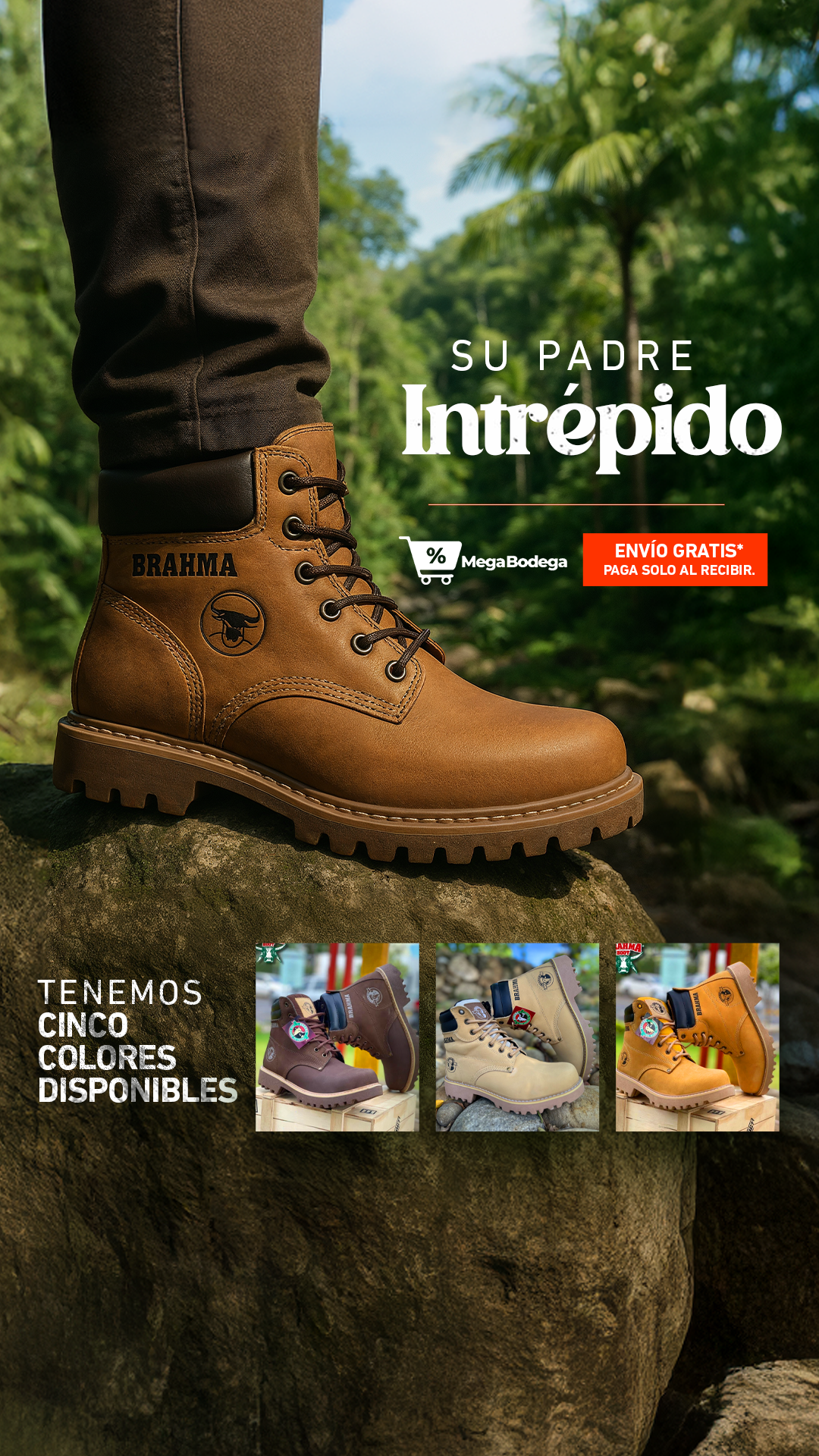 ¡ÚLTIMAS UNIDADES! BOTA BRAHMA CLÁSICA DE CUERO